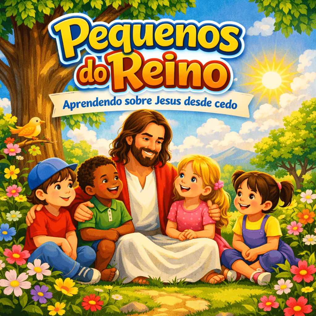 Kit completo - Pequenos do Reino - Crianças com Jesus